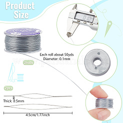 2 Rolls Special Coated Polyester Beading Threads&nbsp;OCOR-NB0002-06C