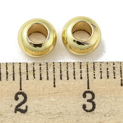 Rack Plating Large Hole Brass  Beads&nbsp;FIND-Z024-04A-G