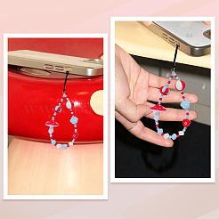 25Pcs 5 Colors Opaque Acrylic Beads&nbsp;MACR-PA0001-60