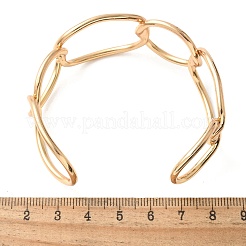 ElectrophoresisIron Cuff Bangles for Women&nbsp;BJEW-M057-06G