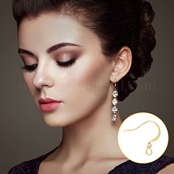 300Pcs 3 Style Brass French Earring Hooks&nbsp;KK-FH0006-40