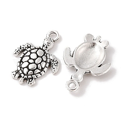 Tibetan Style Alloy Turtle/Tortoise Pendants&nbsp;TIBEP-Q043-208-RS