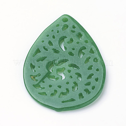 Natural Jade Pendant&nbsp;G-E418-82B