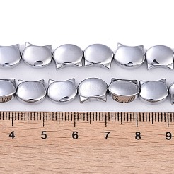 Electroplate Glass Beads Strands&nbsp;EGLA-Q128-09A-FP02