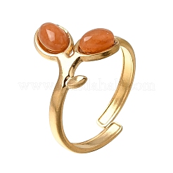 304 Stainless Steel Cuff Open Rings&nbsp;RJEW-F213-04G-05