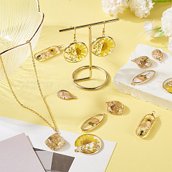 10Pcs 5 Styles Epoxy Resin Pendants&nbsp;FIND-TA0008-97