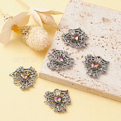 Rack Plating Alloy Glass Pendants&nbsp;FIND-YW0001-87