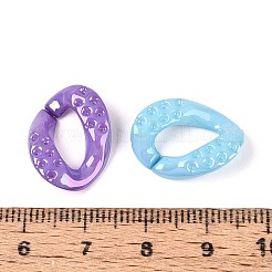 UV Plating Opaque Acrylic Linking Rings&nbsp;SACR-T017-58M