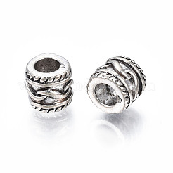 Rack Plating Alloy European Beads&nbsp;MPDL-N039-193