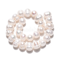 Natural Cultured Freshwater Pearl Beads Strands&nbsp;PEAR-N026-03
