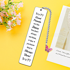 1Pc Stainless Steel Bookmarks&nbsp;AJEW-CP0009-82