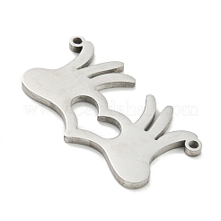 Non-Tarnish 304 Stainless Steel Pendants&nbsp;STAS-Q255-07P