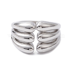 Brass Adjustable Rings&nbsp;RJEW-K257-58P