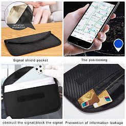 Carbon Fiber Key Car Wallets Car Bag Key Purse Pouch&nbsp;AJEW-WH0029-37