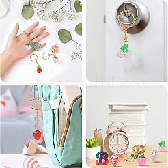 12Pcs 3 Colors Transparent Resin & Acrylic 3D Fruit Pendants&nbsp;FIND-YW0006-01