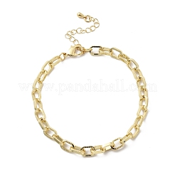 Brass Cable Chains Bracelet for Women&nbsp;BJEW-A065-05G