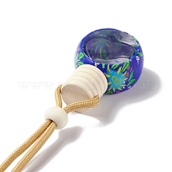 Empty Glass Perfume Bottle Pendants&nbsp;HJEW-A004-02