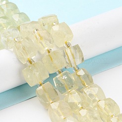 Natural Lemon Quartz(Heated) Beads Strands&nbsp;G-B065-A10