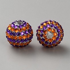 Halloween Theme Resin Rhinestone Beads&nbsp;RB-WH0003-08D