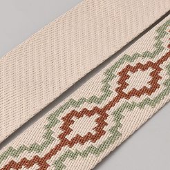 Polyester Jacquard Cross Ribbon&nbsp;DIY-WH0362-23B
