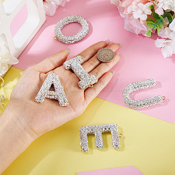 5Pcs 5 Styles Handmade Polymer Clay Rhinestone Big Pendants&nbsp;FIND-BT0001-39B