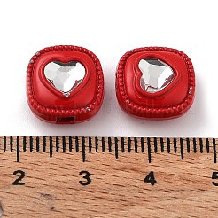 Spray Painted Alloy Bead&nbsp;PALLOY-H134-30