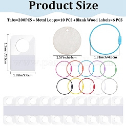 10Pcs 10 Colors Iron Cable Wire Keychains&nbsp;FIND-CP0003-82