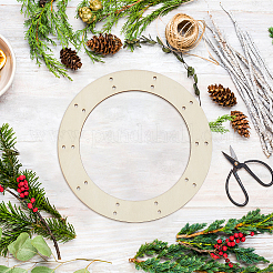 8Pcs Wreath Frames for Crafts&nbsp;WOOD-FG0001-35
