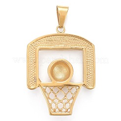 304 Stainless Steel Big Pendants&nbsp;STAS-K214-30G