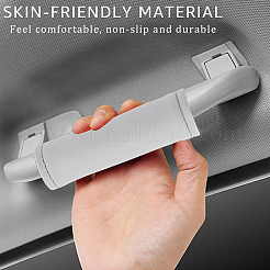 2Pcs Imitation Leather Car Door Handle Protective Cover&nbsp;AJEW-CL0002-56A