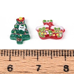 Christmas Theme Opaque Resin Cabochons&nbsp;CRES-T025-21