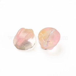 Two Tone Transparent Spray Painted Glass Beads&nbsp;GLAA-Q092-06-C01