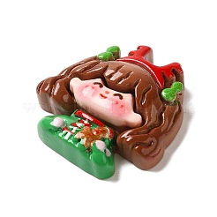 Christmas Series Cute Opaque Resin Decoden Cabochons&nbsp;RESI-B026-02A