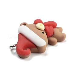 Christmas Theme Opaque Resin Pendants&nbsp;RESI-F054-B12