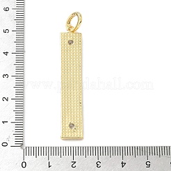 Brass Micro Pave Cubic Zirconia Pendants&nbsp;KK-L239-037G