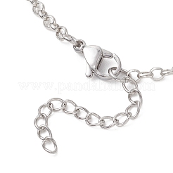 304 Stainless Steel Paperclip Chain Rolo Chain Bracelet Making&nbsp;AJEW-JB01498