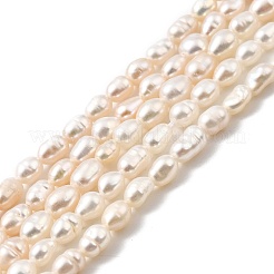 Natural Cultured Freshwater Pearl Beads Strands&nbsp;PEAR-I007-01L-01A