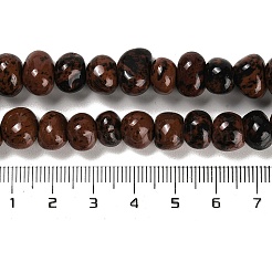 Natural Mahogany Obsidian Beads Strands&nbsp;G-G053-C03-01