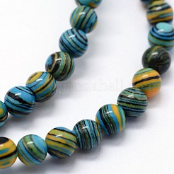 Synthetic Malachite Beads Strands&nbsp;G-A186-A-03