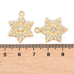 Christmas Alloy Rhinestone Pendants&nbsp;FIND-B059-06G-02