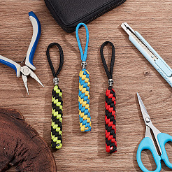 3Pcs 3 Colors Polypropylene Braided Corn Knot Pendant Decorations&nbsp;KEYC-HY0001-27