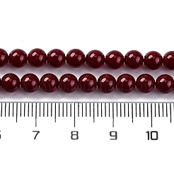 Baking Paint Glass Beads&nbsp;GLAA-Z010-01C