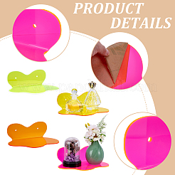 Transparent Acrylic Wall-mounted Storage Rack&nbsp;HJEW-WH0036-161