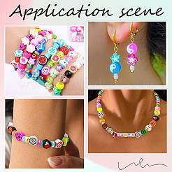 DIY Polymer Clay & Acrylic Sports Goods Beads Jewelry Making Finding Kits&nbsp;CLAY-SP0001-02