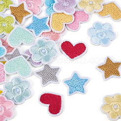 2 Sets Embroidery Cloth Iron On/Sew On Patches&nbsp;DIY-TA0013-08