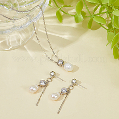 2Pcs 925 Sterling Silver Micro Pave Cubic Zirconia Pendants Bails&nbsp;STER-BC0003-60P