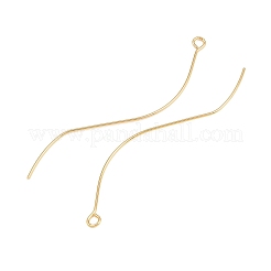 Brass Earring Findings&nbsp;KK-A274-17B-G