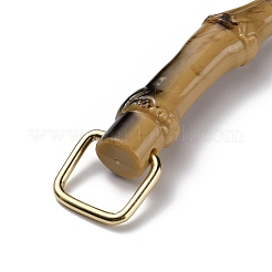 Plastic Imitation Bamboo Bag Handles&nbsp;FIND-WH0135-31B