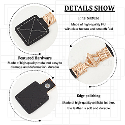 6Pcs PU Leather Toggle Buckle&nbsp;FIND-FG0002-72