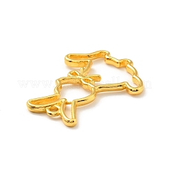 Alloy Open Back Bezel Pendants&nbsp;FIND-E030-01G